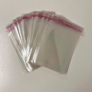 Пакет БОПП с клеевым клапаном со скотчем 80×100 мм+30 мм, толщина 25 мкм (250 штук в упаковке)   